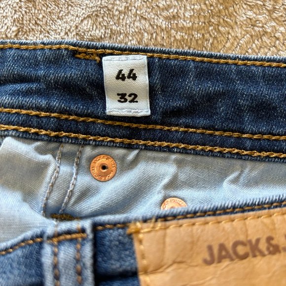 Jack & Jones Blue Denim Jeans Size 44/32 - Picture 3 of 9